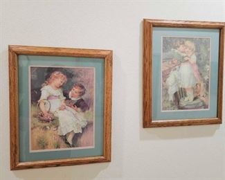 #2418 • 2 Pieces of Framed Artwork