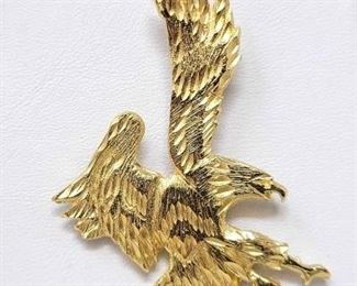 #300 • 14k Gold Eagle Pendant, 9g