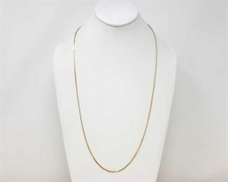 #328 • 14k Gold Foxtail Chain, 7g