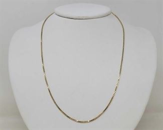 #370 • 14k Gold Petite Box Chain, 6g