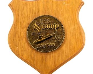 USS Nereus Scamp Submarine Plaque
