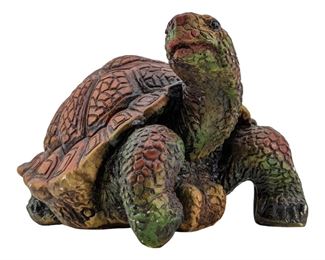 Ceramic Painted Garden Tortoise

