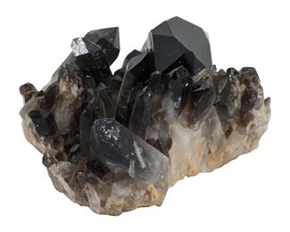 Stunning Natural Smoky Quartz Cluster

