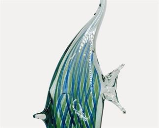 Murano Art Glass Fish Sculpture
