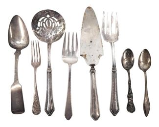 8pc Vintage Sterling Silverware Set
