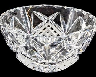 Signed Kinsale Crystal Cut Bowl
