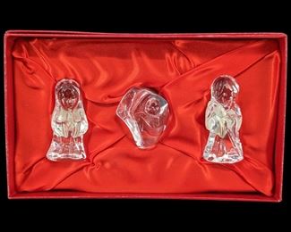 Waterford Crysta Miniature Nativity Set
