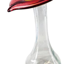 Vintage Art Glass Lily Vase
