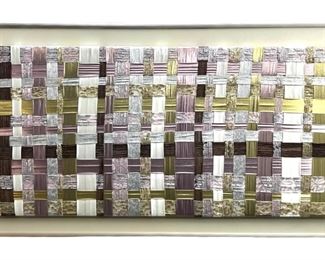 Signed June Meyrowitz Fabric Art
