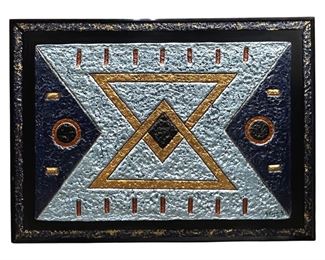 Signed June Meyrowitz Resin Paper Art
