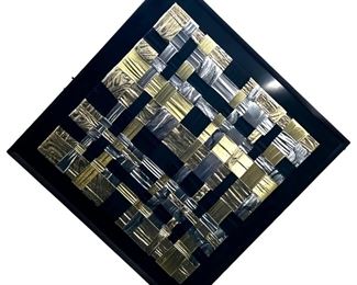 Signed June Meyrowitz Fabric Art
