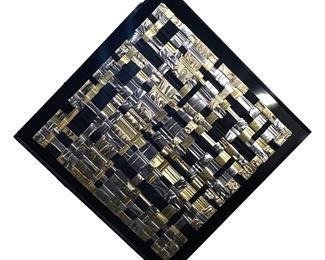 Signed June Meyrowitz Fabric Art
