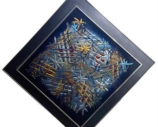 Signed Edward Meyrowitz Carved Plexiglass
