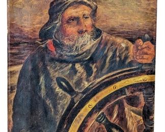 Acrylic on Canvas Sailor Portrait
