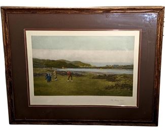 Douglas Adams Putting Green Art Print
