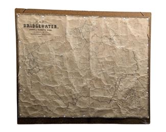 Orig. 1852 Bridgewater County of Plymouth Map

