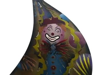 Signed Ed Meyrowitz Carved Plexiglass Painting
