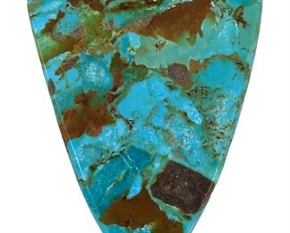 Diamond Shaped Untreated Turqouise Stone
