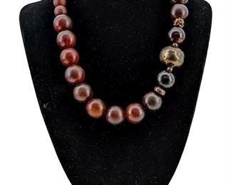 Silpada Sterling Silver Red Agate Beaded Necklace
