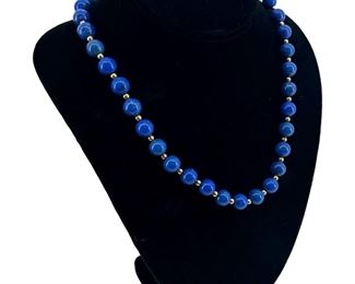 Lapis Lazuli Beaded Necklace
