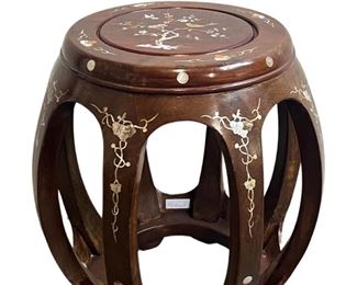 M.O.P. Inlay Chinese Rosewood Stool
