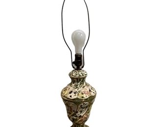 Vintage Porcelain Table Lamp
