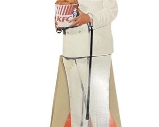 Vintage Colonel Sanders KFC Cardboard Cutout
