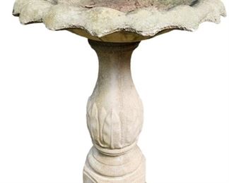 Concrete Bird Bath