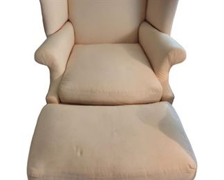 Drexel Chair and Ottoman