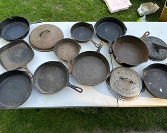 Cast iron -- many are Griswold!