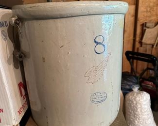 8 gallon Red Wing crock