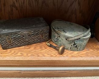 Vintage tin boxes