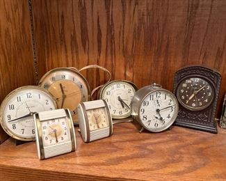 Vintage clock collection
