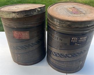 Vintage Fleischman's containers