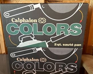 Calphalon Colors 2 Quart Saute’ Pans (N.I.O.B)