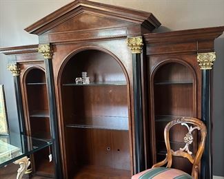 Large solid wood cabinet