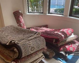 RUG COLLECTION from 8000 sf home