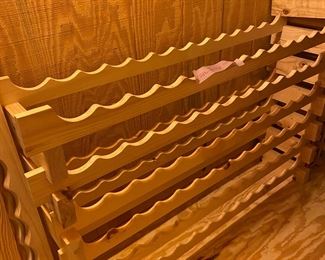 Wooden wine rack 