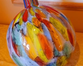 Large HANDBLOWN GAZING BALL