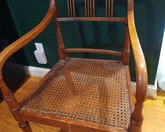 ASIAN CANE SIDE CHAIR