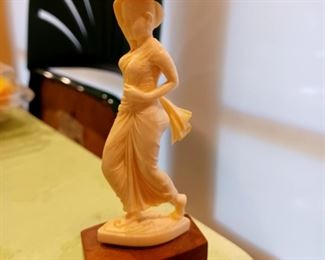 Vintage Carved E Indian ( not plastic) Figure 