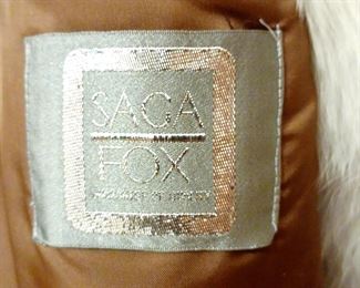 Label on Fox Fur Coat