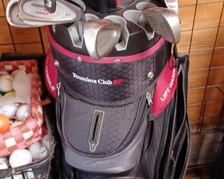 Founders Club Golf Bag and Clubs
