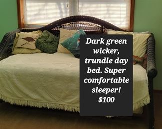 Trundle!  Clean mattresses!
$100