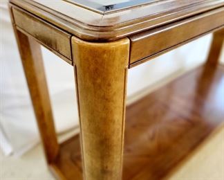 Sofa Table with Beveled Glass inserts $95 and NOW 50% OFF