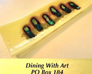 Modern Art Glass dish