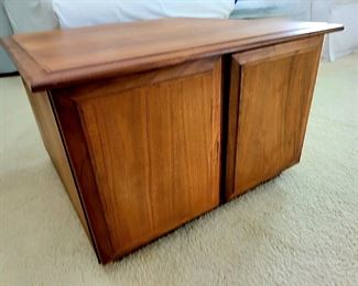 MId-Century End Table Cabinet $169 or bid #11