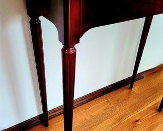 Marble Top mahogany console table $95 or bid #16
