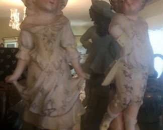 Pair of Antique Figurines 