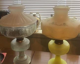 A Few of Antique Aladdin Lamp Collection 